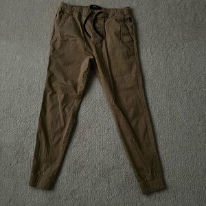 Holister khaki joggers